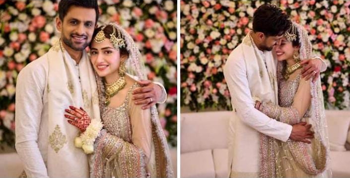 Shoaib Malik marries Pakistan actor Sana Javed || Press Exclusive