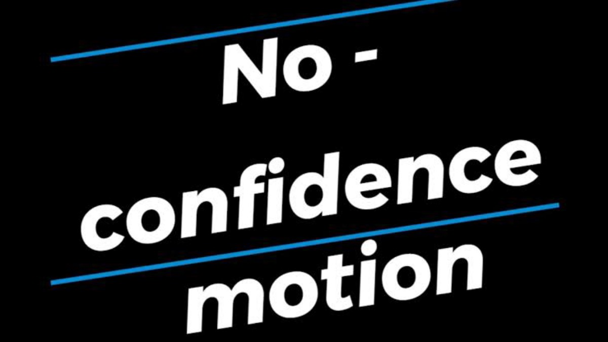 No Confidence Motion