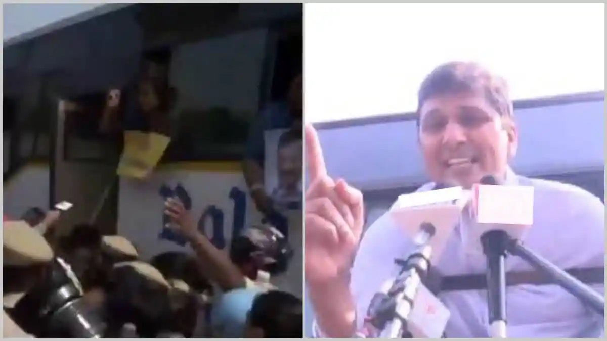 Delhi Police Detains AAP Leaders Including Saurabh Bhardwaj Atishi