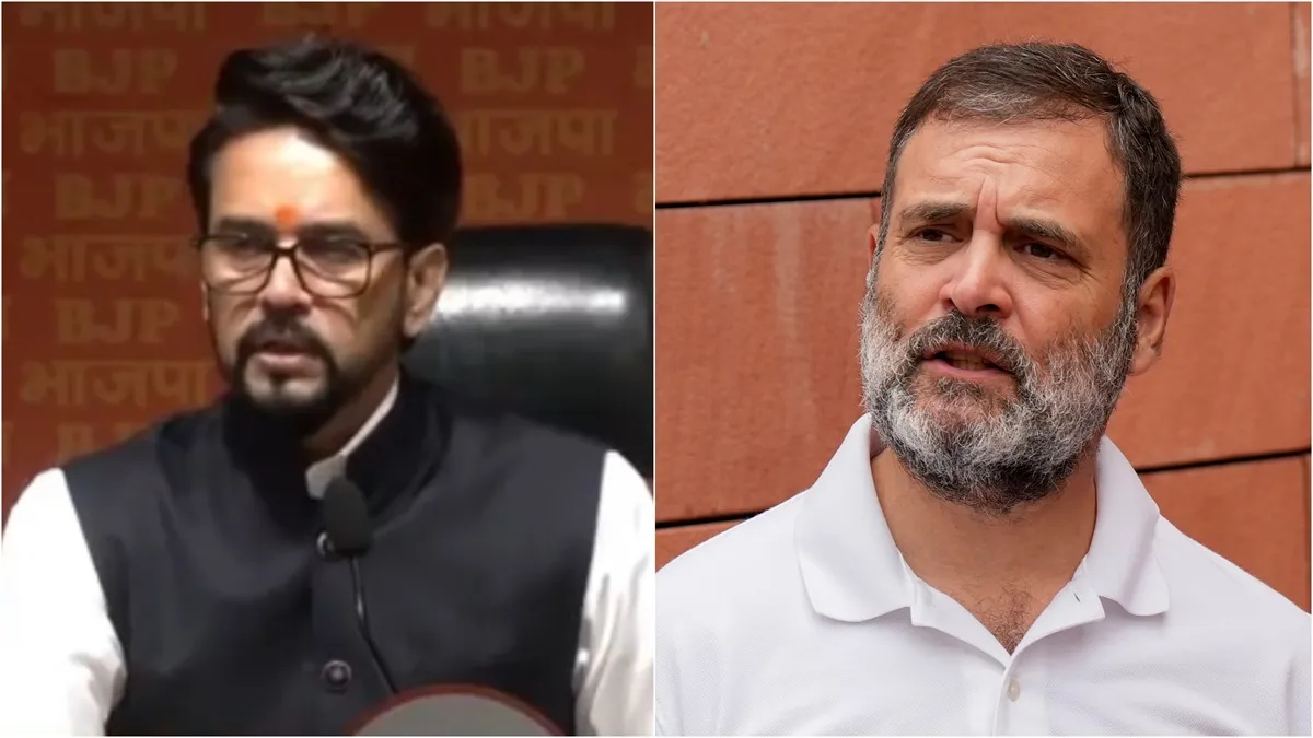 Anurag Thakur Slams Rahul Gandhi Over 'Vote Theft' Allegations, Cites Cases from Rae Bareli, Wayanad, Bengal