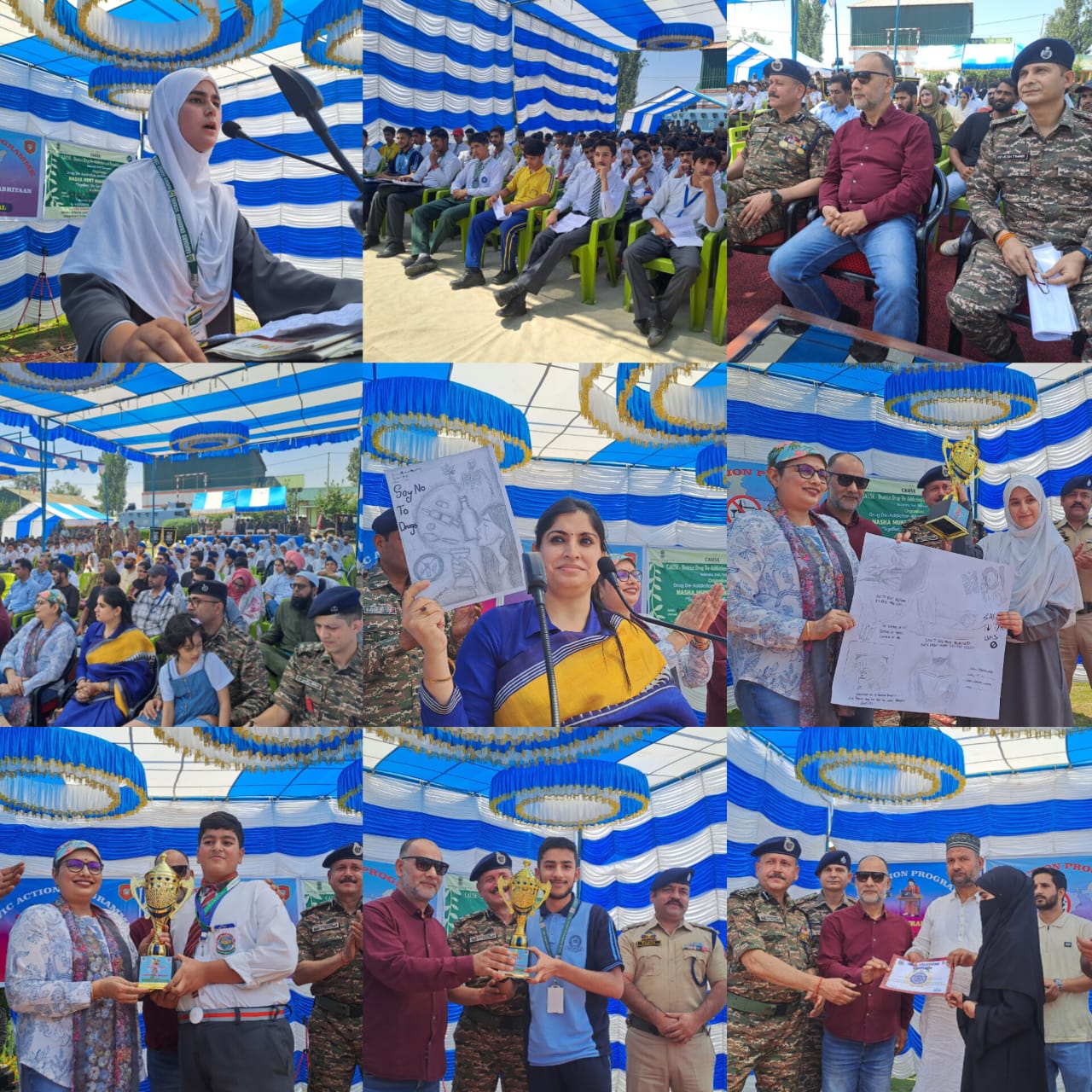 180 Bn CRPF Organizes Nasha Mukt Bharat Abhiyan & Women Empowerment Initiative Under Civic Action Programme 2024-25