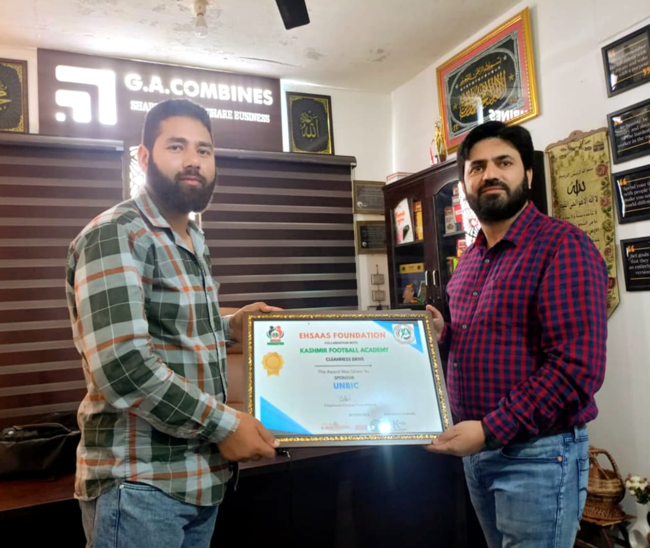 Ehsaas Foundation Honours Imtiyaz Ahmad Bhat for Exemplary Contribution to Cleanliness Drive