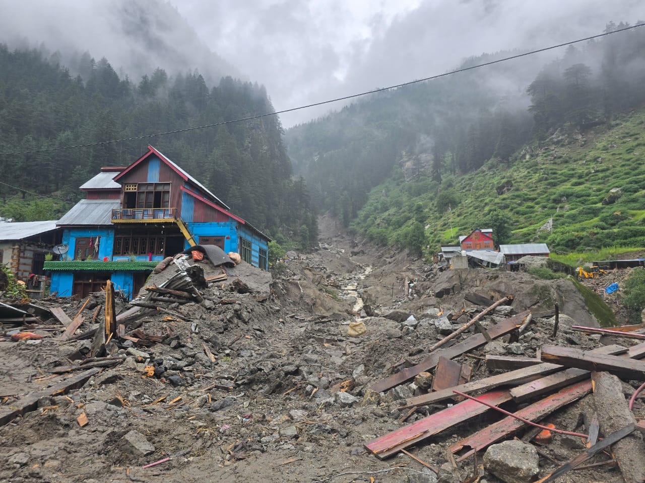 2025 Floods Hit Jammu Kashmir; 12,800 Homes in Jammu, 870 in Kashmir Damaged