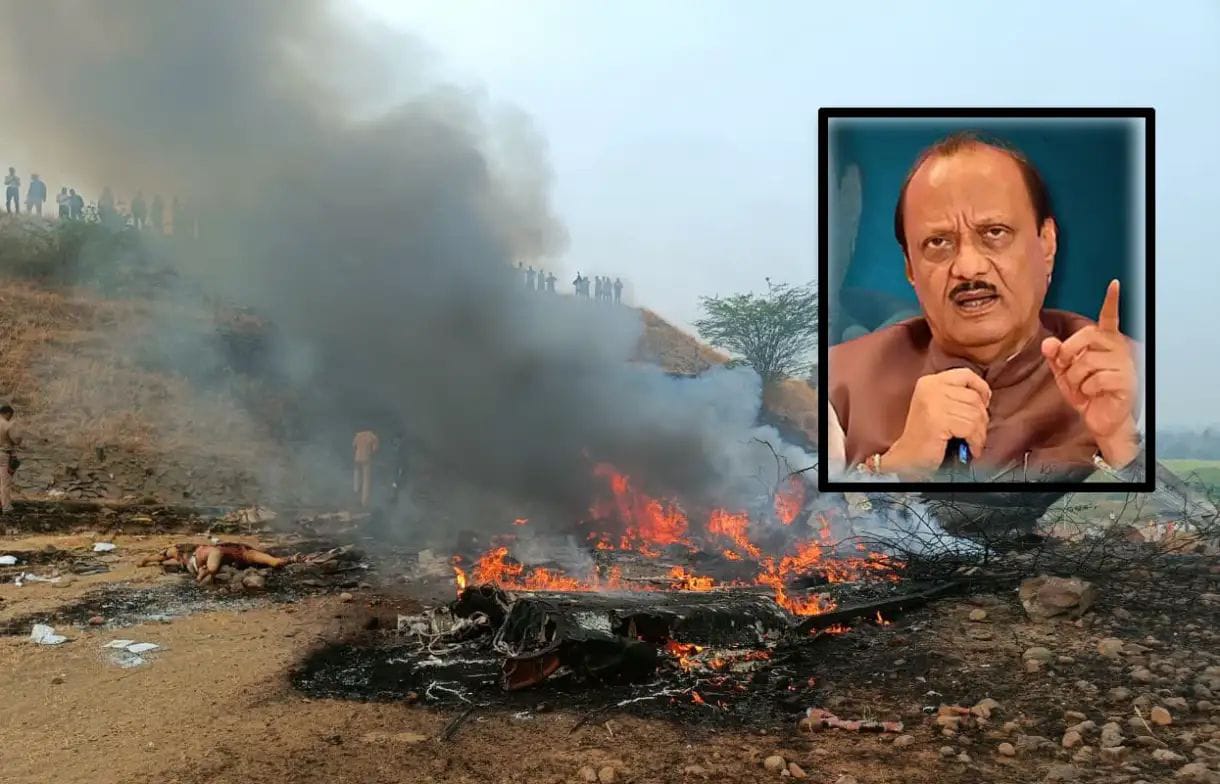 Maharashtra Deputy CM Ajit Pawar, Four Others Die in Baramati Plane Crash
