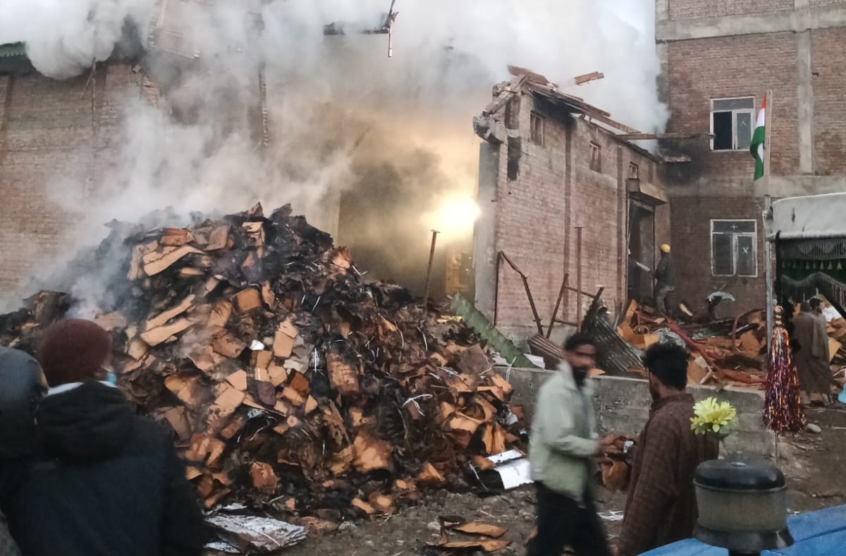 Fire Incident Damages Clod Chain Godown in Lasipora