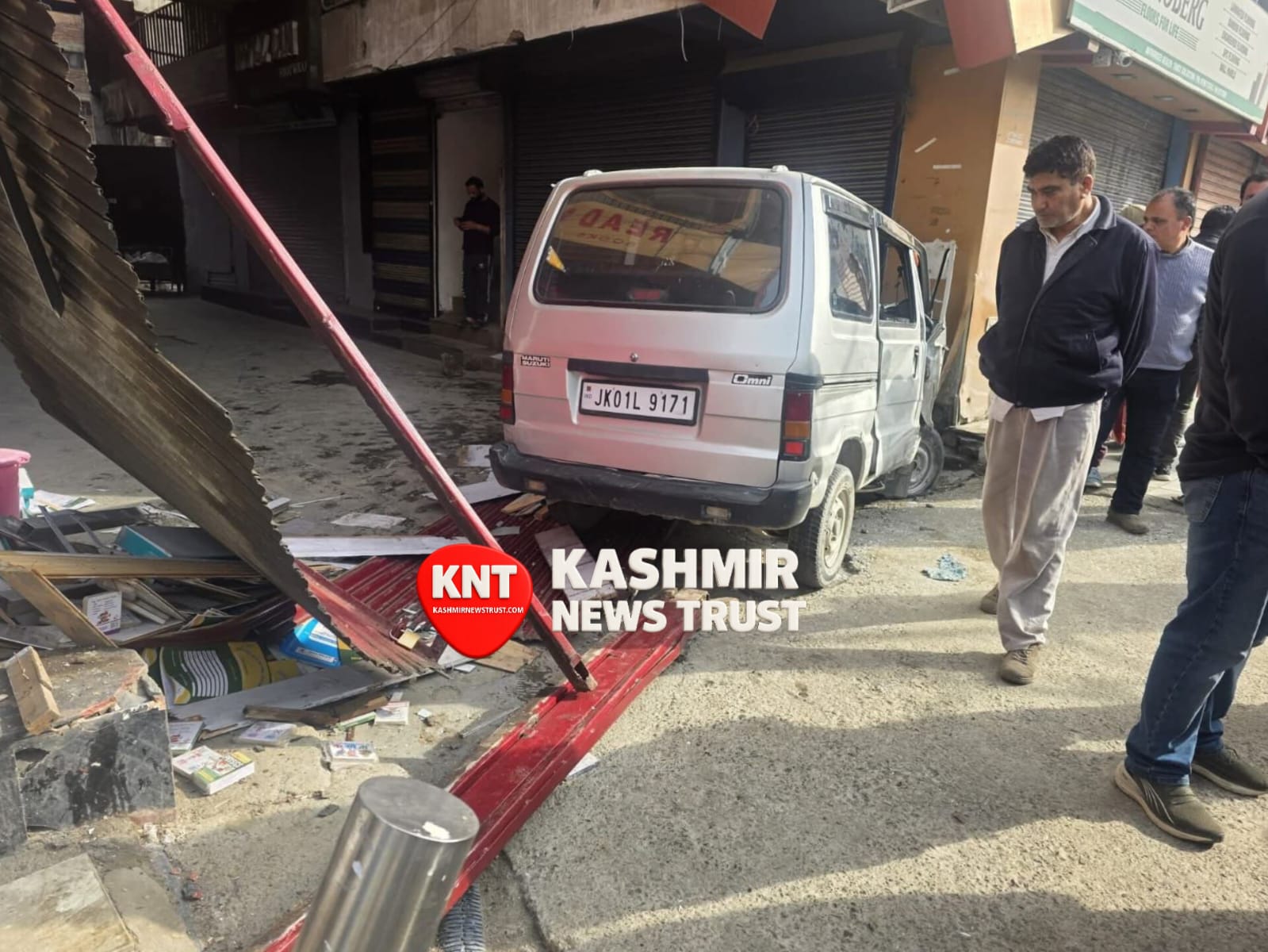 School Van Driver Dies After Vehicle Rams Into Shop in Srinagar