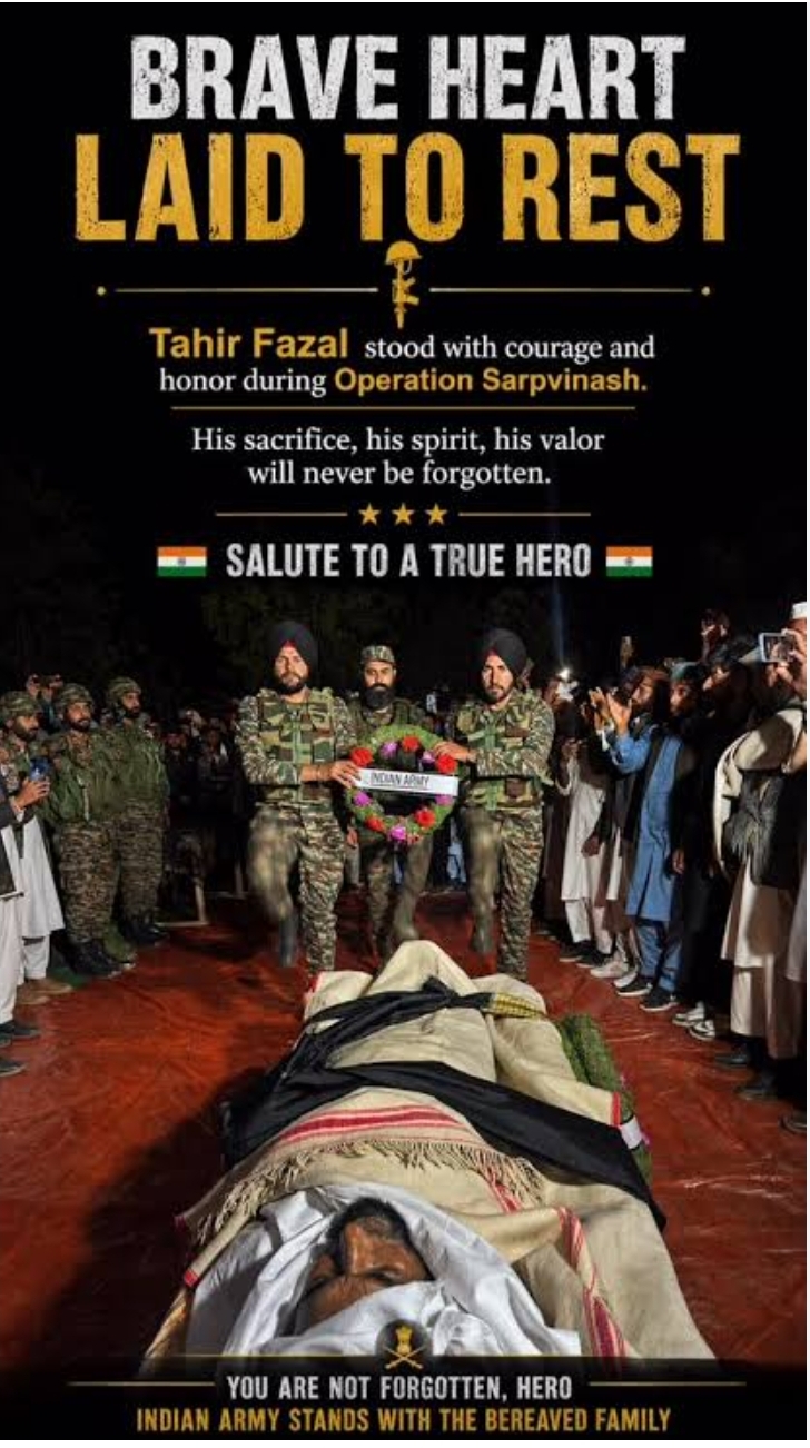 Tahir Fazal Chaudhary ("BahadureHill Kaka"), Played A Crucial Role in Operation Sarp Vinash