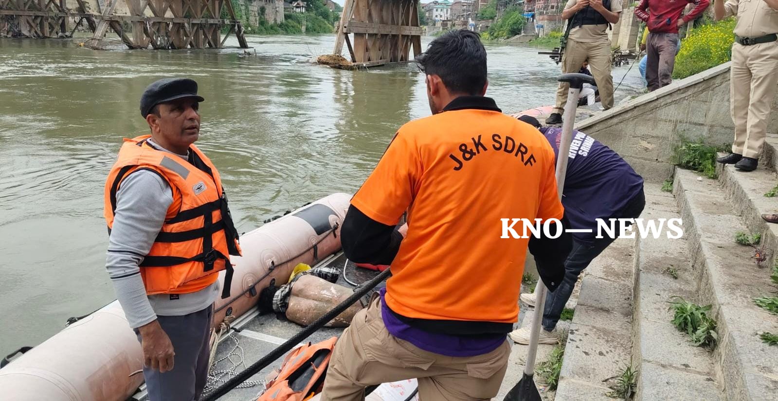 UP Youth’s Body Retrieved from Jhelum On 5th Day at Zaina Kadal