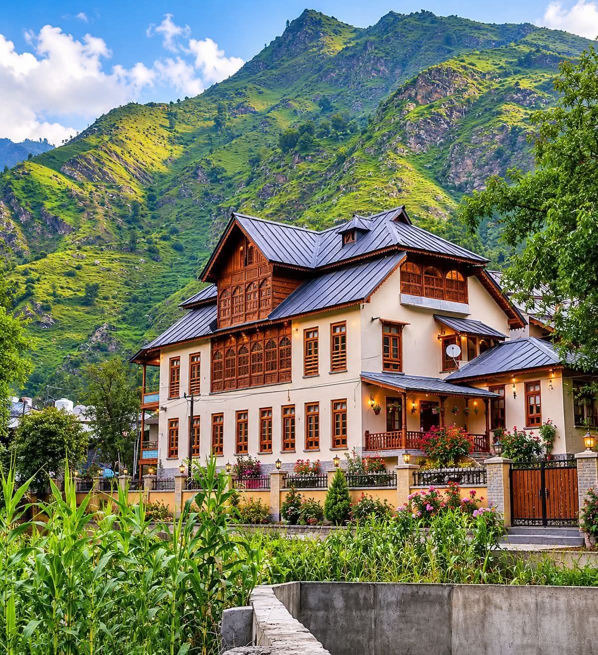 A Beautiful Mountain Village Is a Sanctuary of Peace Where Nature and Rustic Living Blend