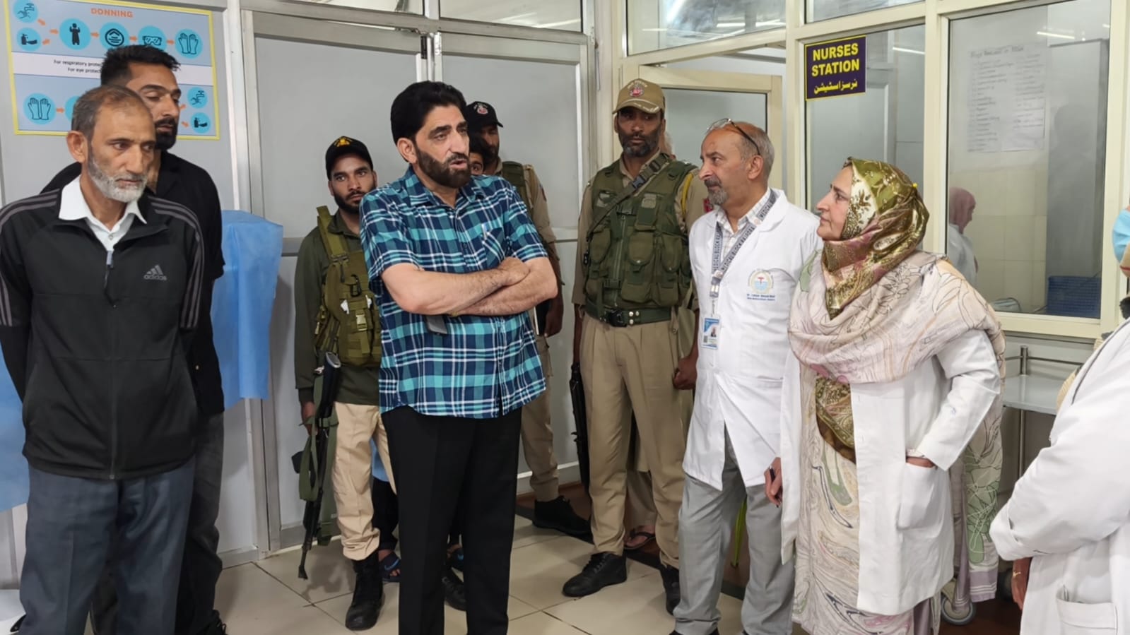 MLA Rajpora Reviews Healthcare Facilities at CHC Rajpora, Assures Strengthening of Medical Infrastructure
