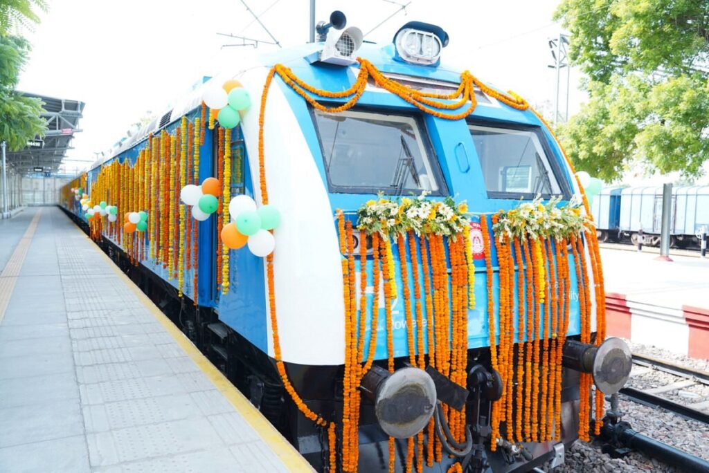 PM Modi Flags Off India’s First Hydrogen-Powered Train