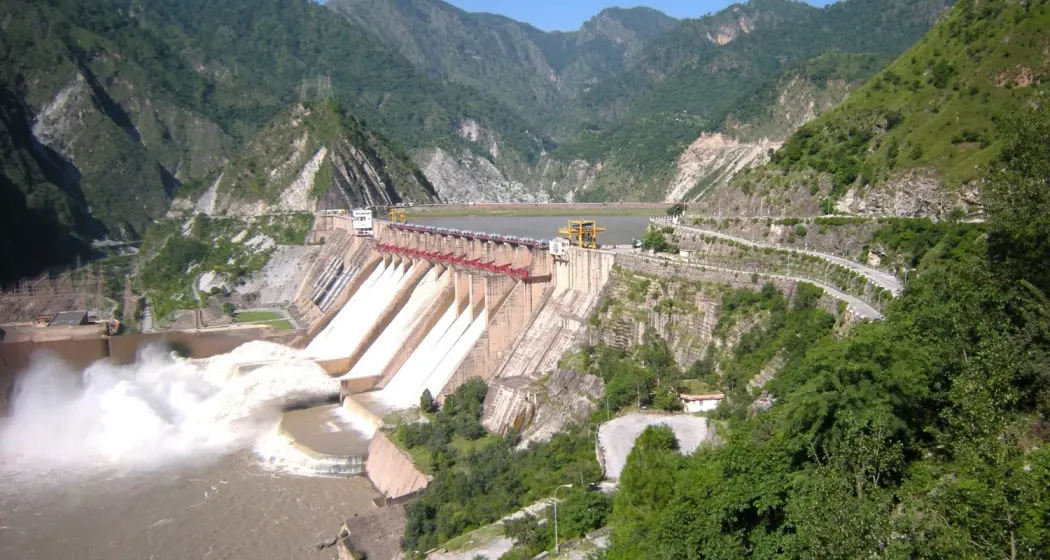 Spillway Gates of Salal Dam Opened Following Surge in Water Inflow